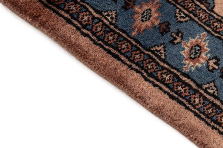Detail image of 3' 3 x 4' 10 Hand Knotted Bokhara Oriental Wool Rug