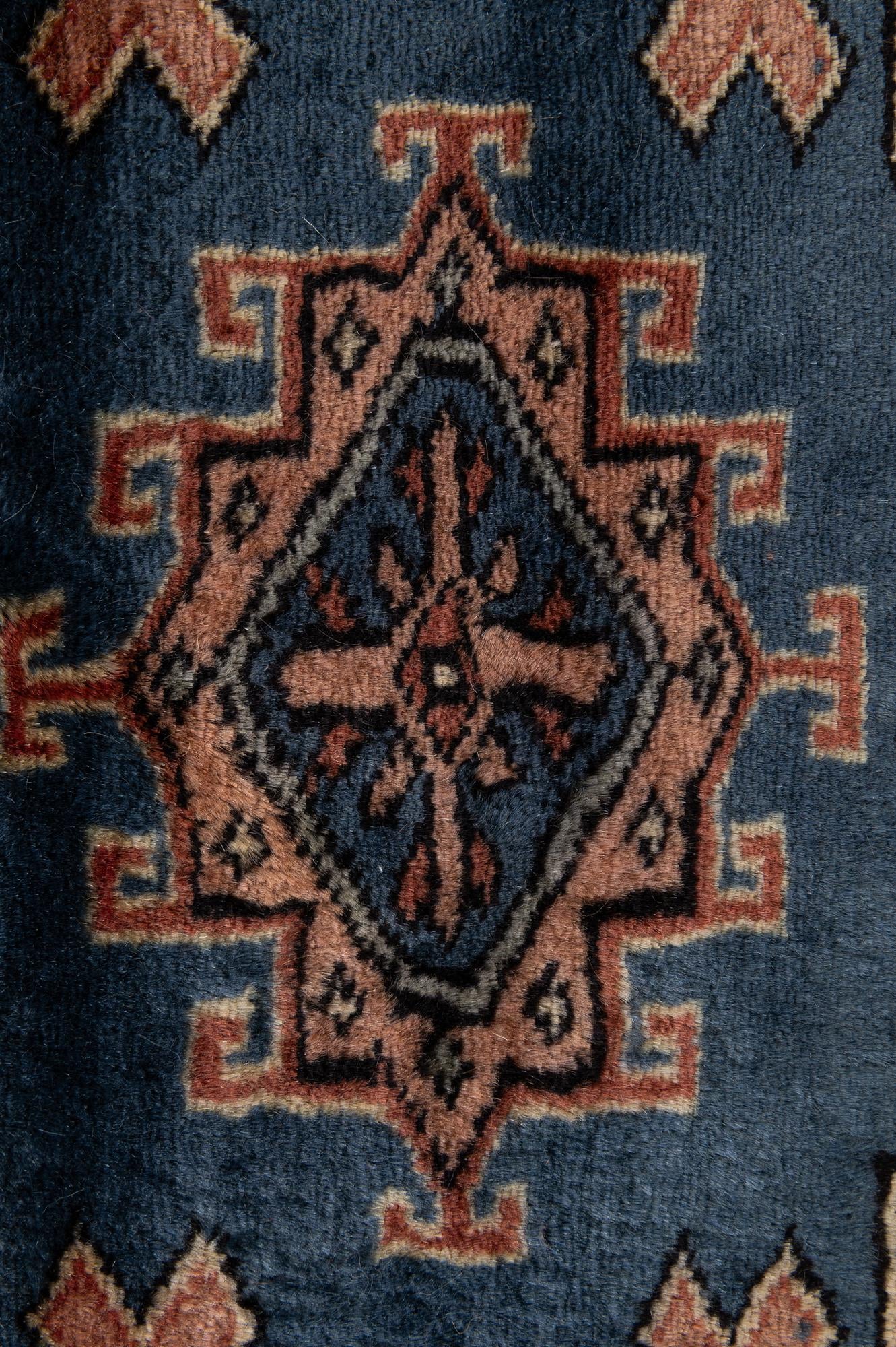 3' 3 x 4' 10 Hand Knotted Bokhara Oriental Wool Rug