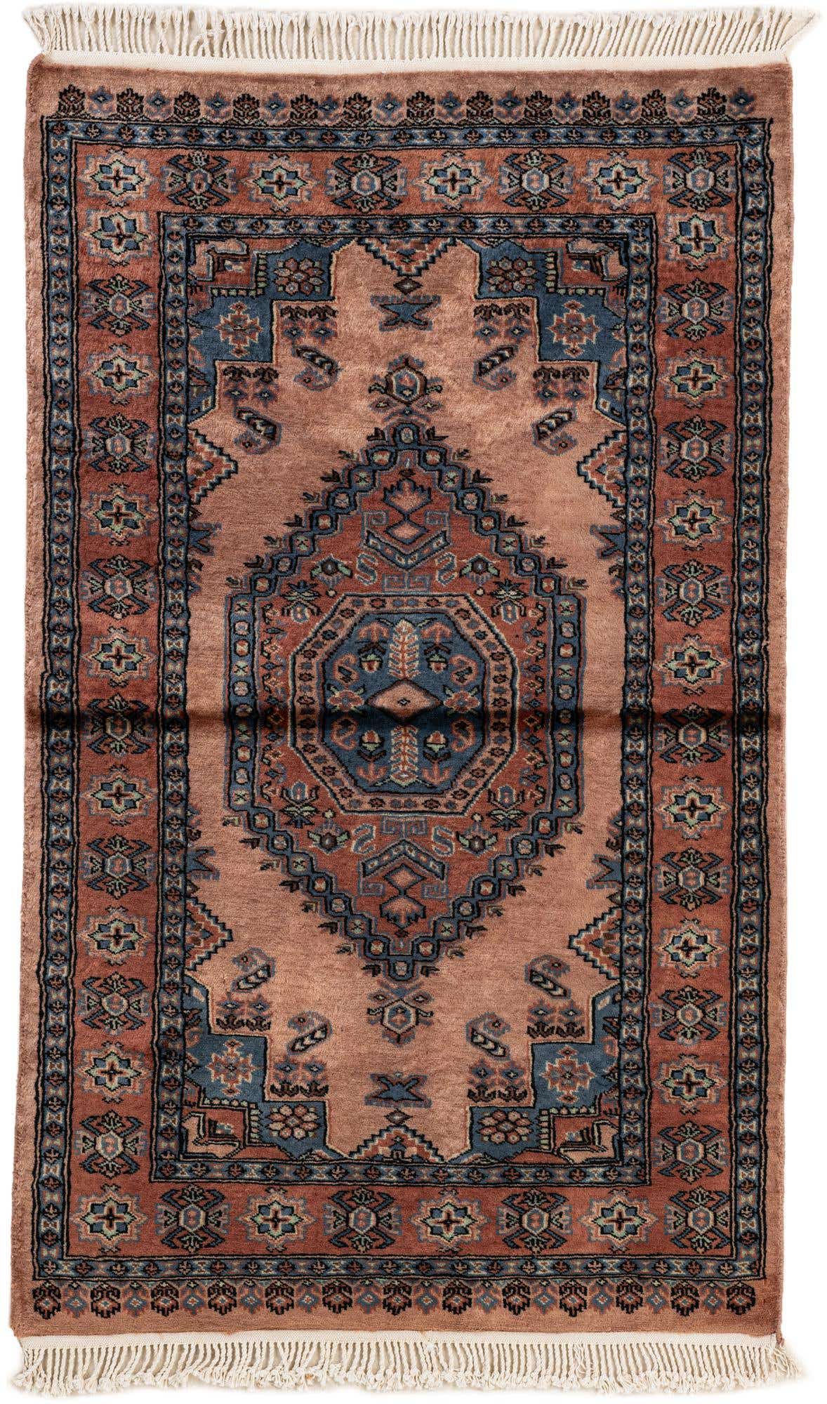 3' 1 x 5' Hand Knotted Bokhara Oriental Wool Rug