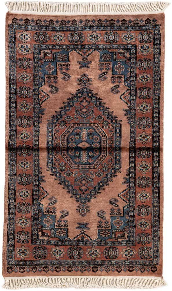 3' 1 x 5' Hand Knotted Bokhara Oriental Wool Rug