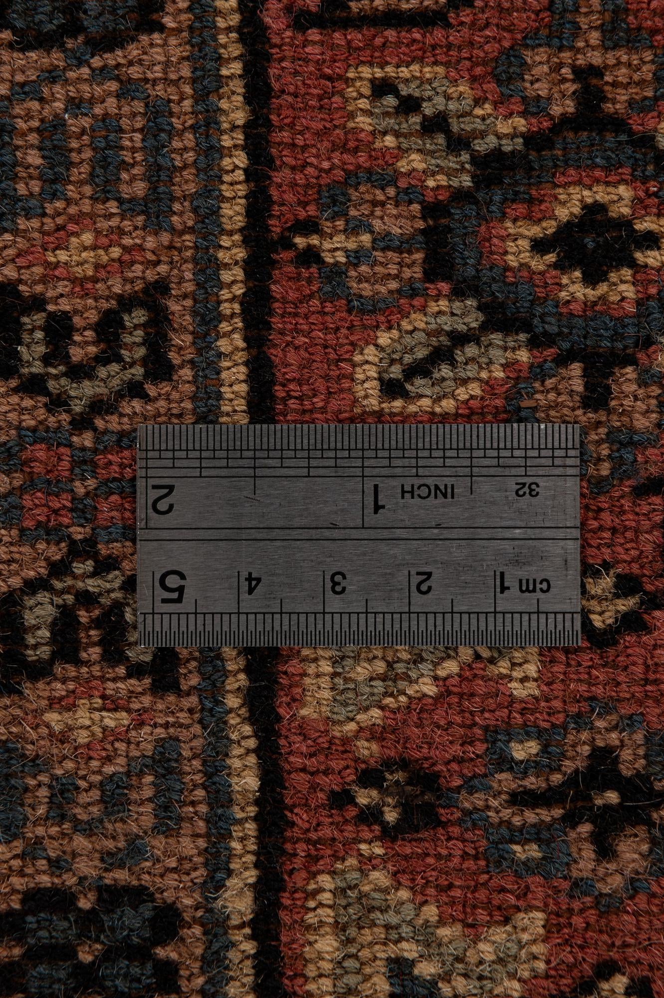 4' 3 x 6' 4 Hand Knotted Bokhara Oriental Wool Rug