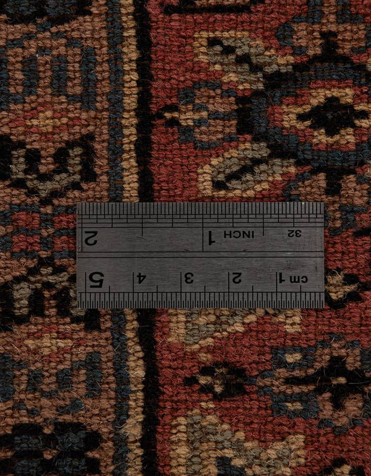 Detail image of 4' 3 x 6' 4  Hand Knotted Bokhara Oriental Wool Rug