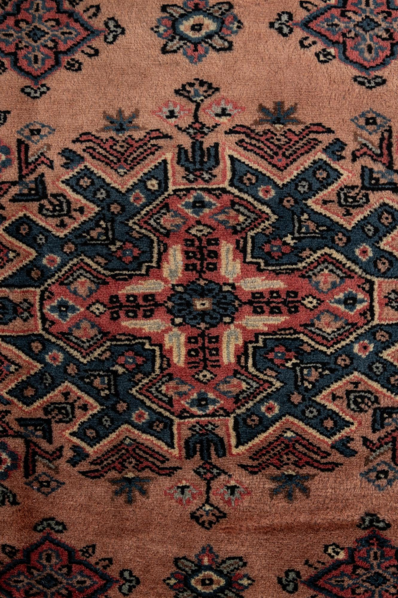 4' 3 x 6' 4 Hand Knotted Bokhara Oriental Wool Rug