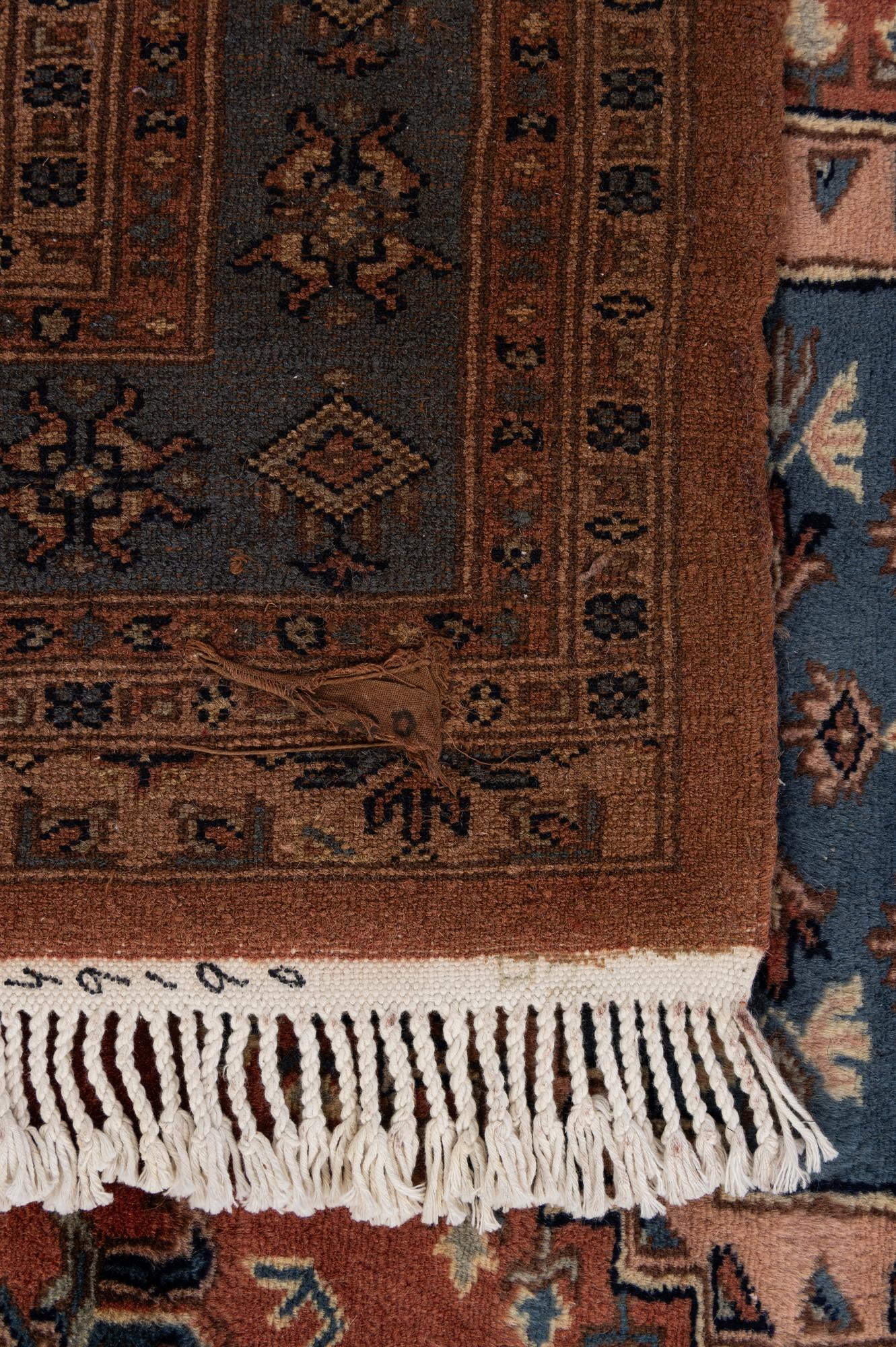 4' 1 x 6' Hand Knotted Bokhara Oriental Wool Rug