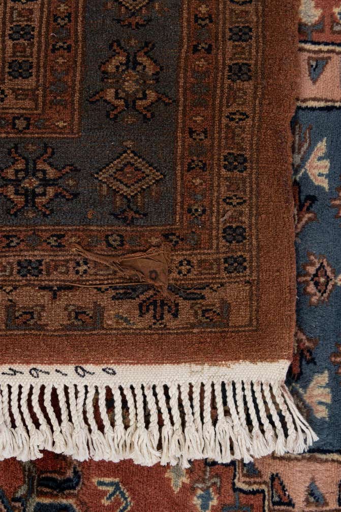 4' 1 x 6' Hand Knotted Bokhara Oriental Wool Rug
