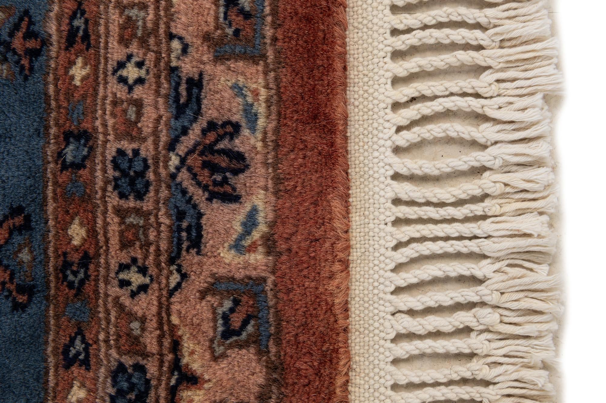 4' 1 x 6' Hand Knotted Bokhara Oriental Wool Rug