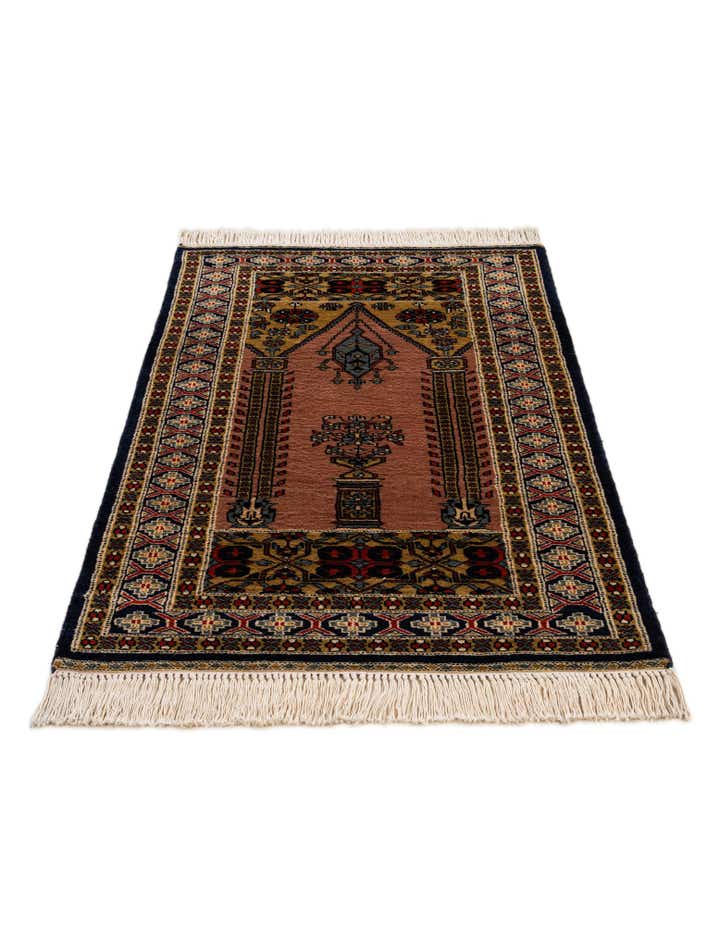 2' 8 x 4' 3 Hand Knotted Bokhara Oriental Wool Rug