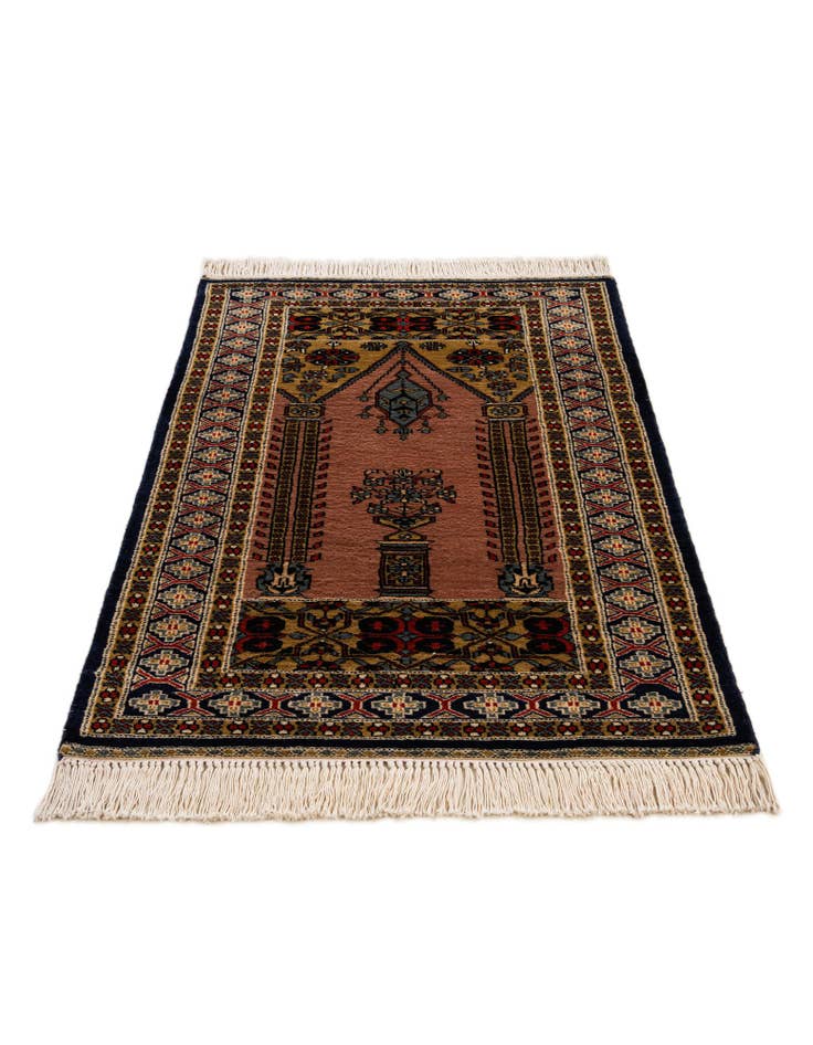 Detail image of 2' 8 x 4' 3 Hand Knotted Bokhara Oriental Wool Rug