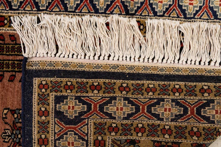 Detail image of 2' 8 x 4' 3 Hand Knotted Bokhara Oriental Wool Rug