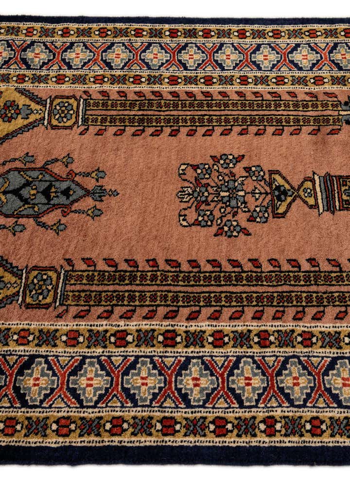 2' 8 x 4' 3 Hand Knotted Bokhara Oriental Wool Rug