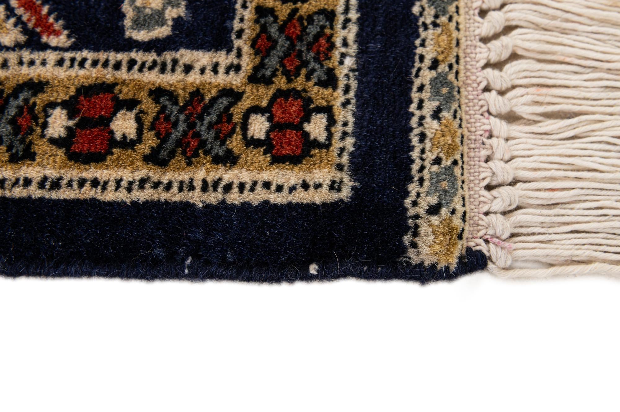 2' 8 x 4' 3 Hand Knotted Bokhara Oriental Wool Rug