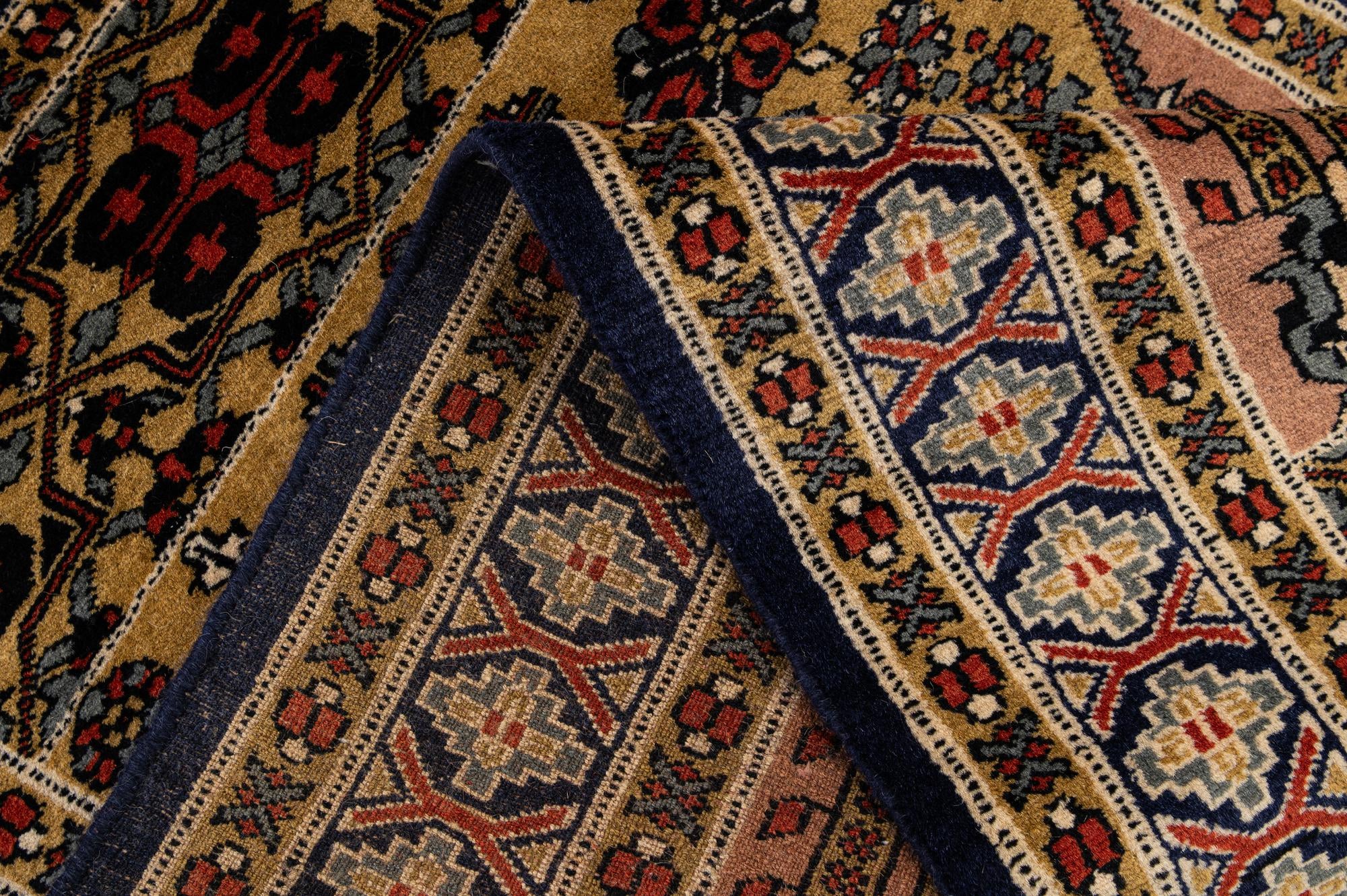 2' 8 x 4' 3 Hand Knotted Bokhara Oriental Wool Rug