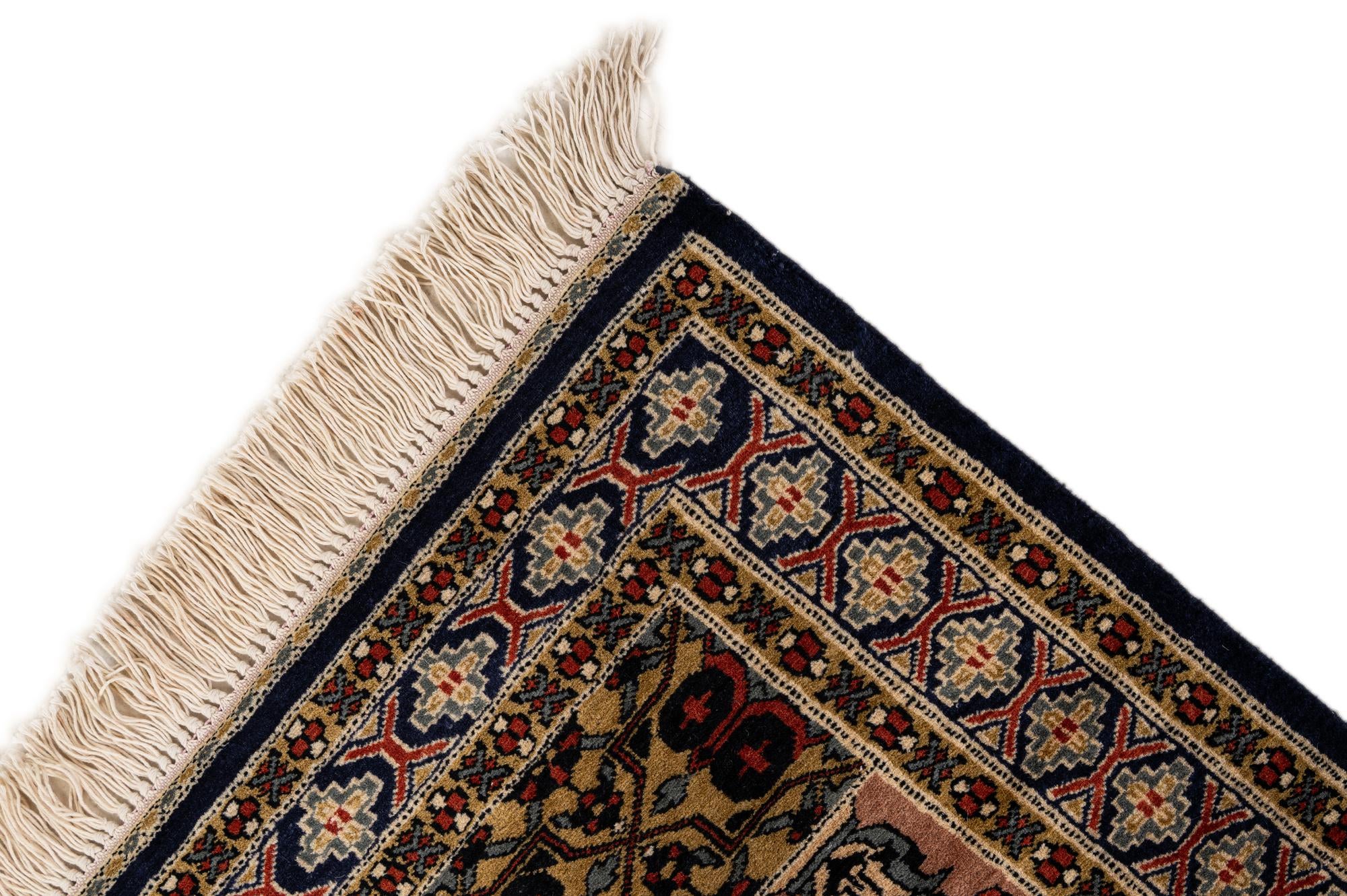 2' 8 x 4' 3 Hand Knotted Bokhara Oriental Wool Rug