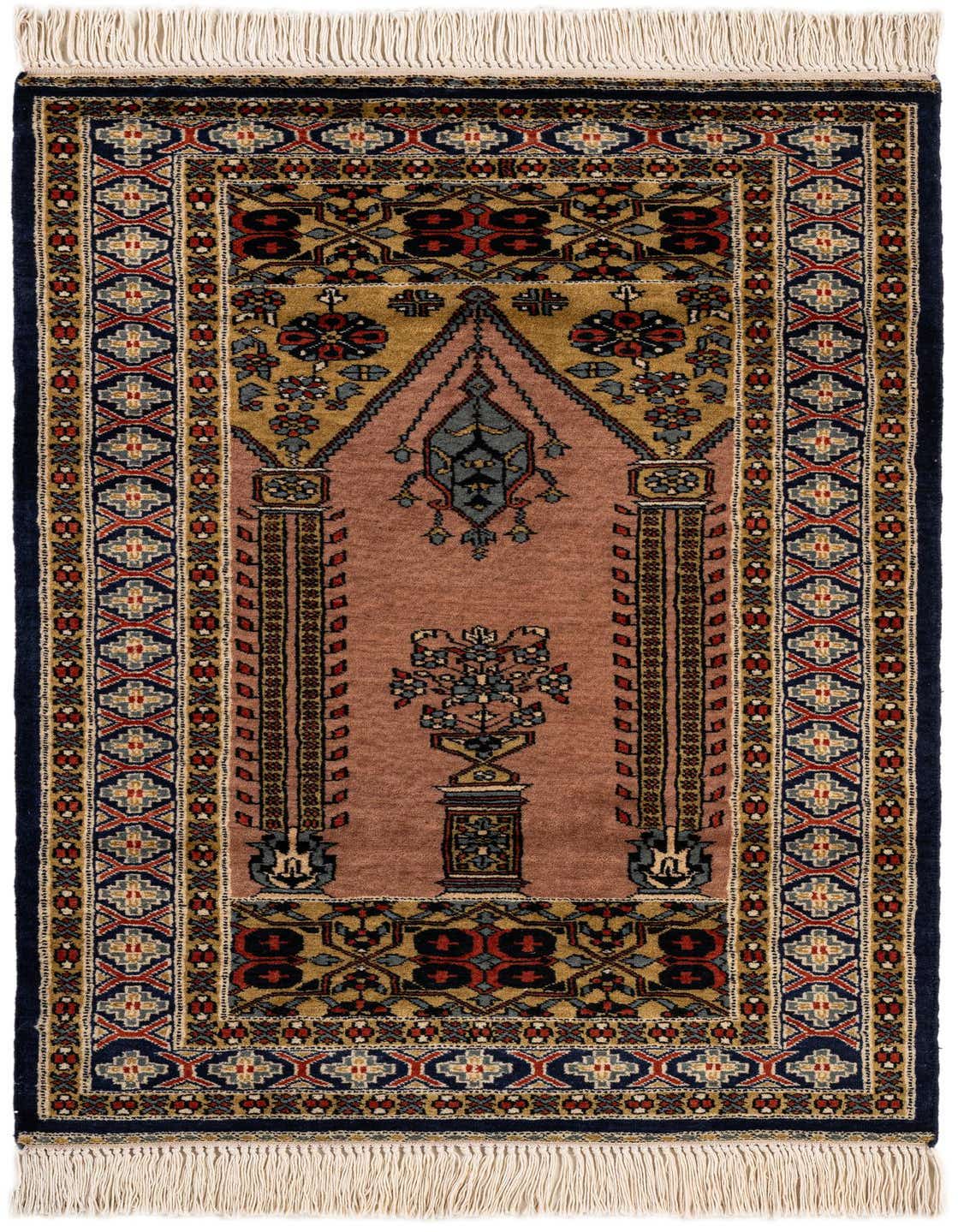 2' 8 x 4' 3 Hand Knotted Bokhara Oriental Wool Rug