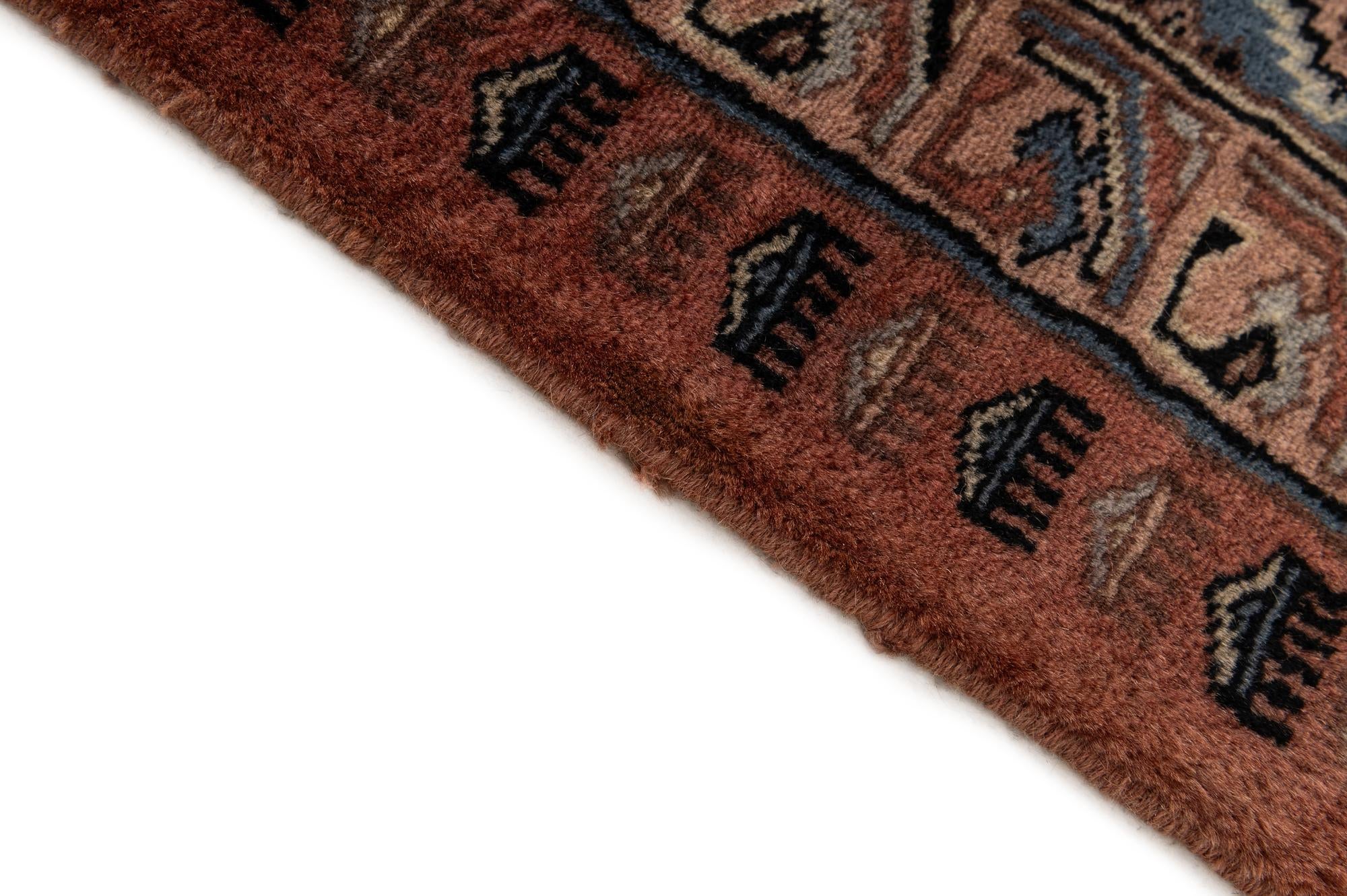 4' 4 x 6' 2 Hand Knotted Bokhara Oriental Wool Rug
