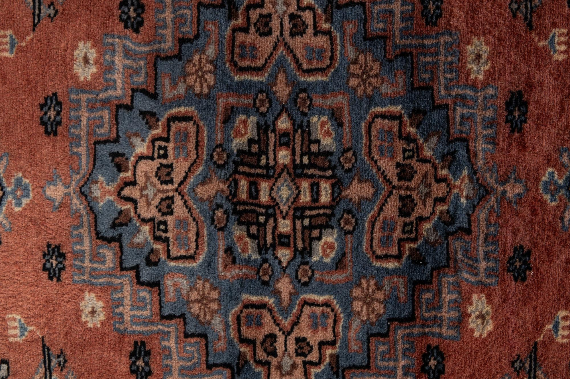 4' 4 x 6' 2 Hand Knotted Bokhara Oriental Wool Rug