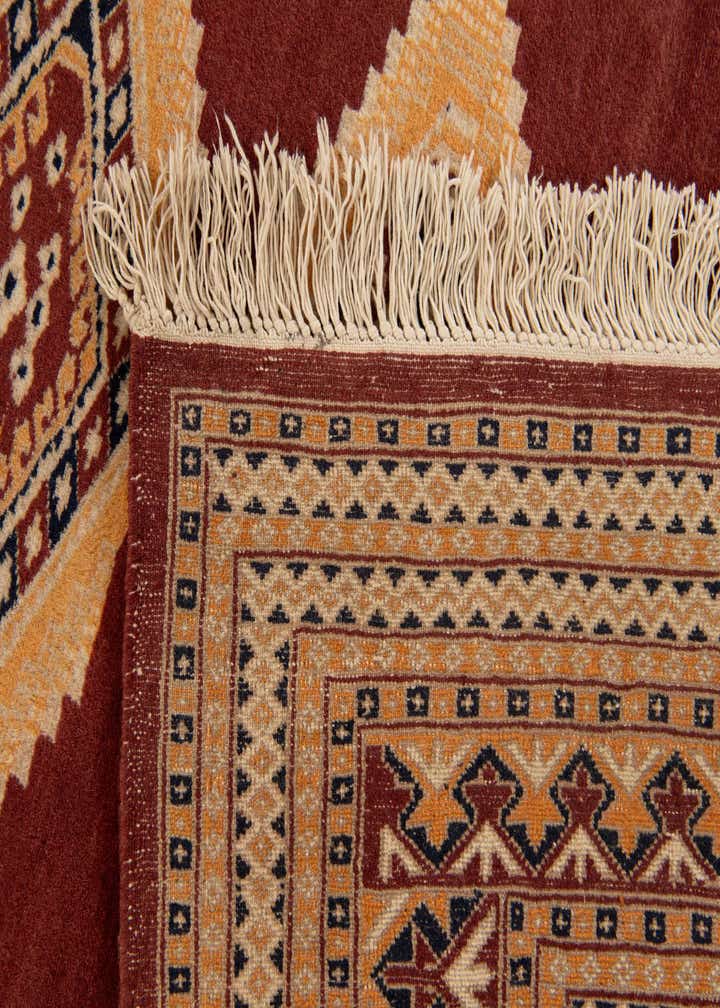4' 3 x 6' 2 Hand Knotted Bokhara Wool Rug