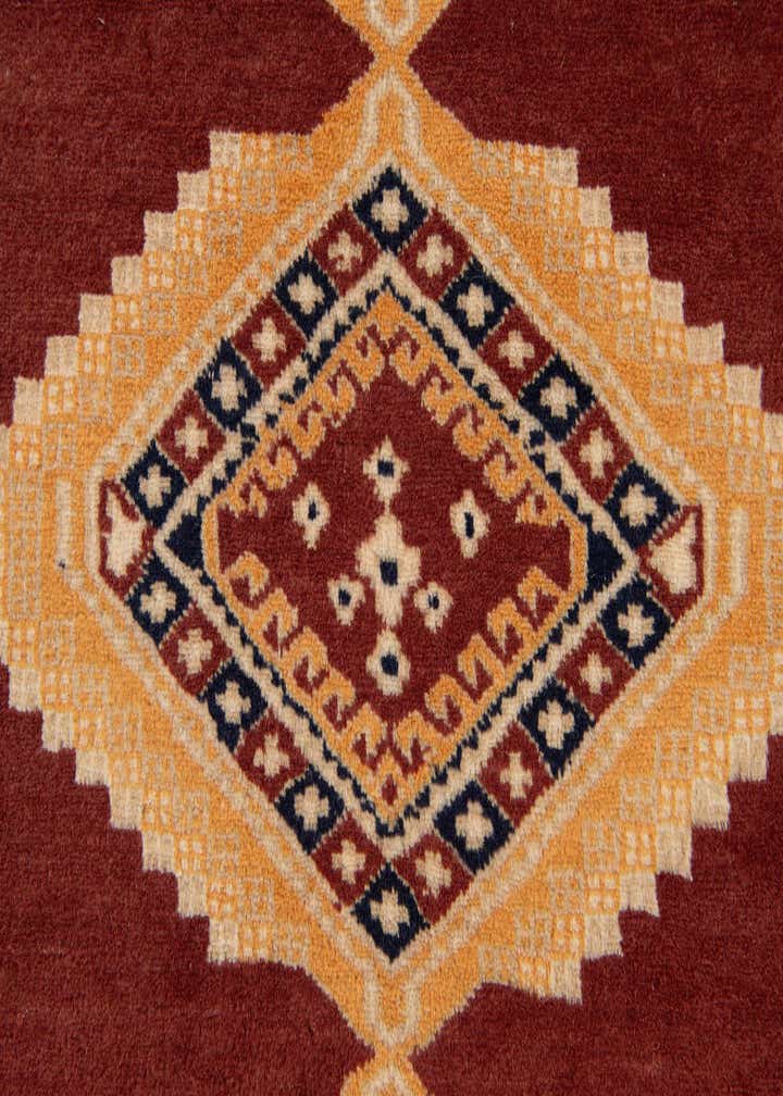 4' 3 x 6' 2 Hand Knotted Bokhara Wool Rug
