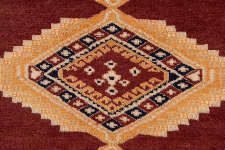 4' 3 x 6' 2 Hand Knotted Bokhara Wool Rug