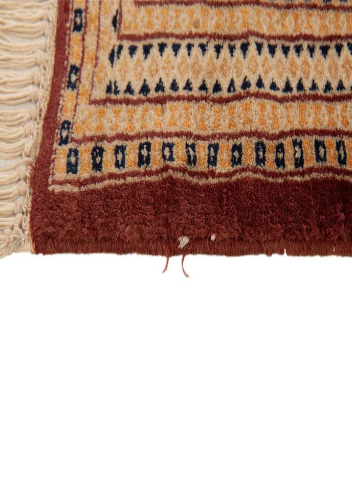 4' 3 x 6' 2 Hand Knotted Bokhara Wool Rug