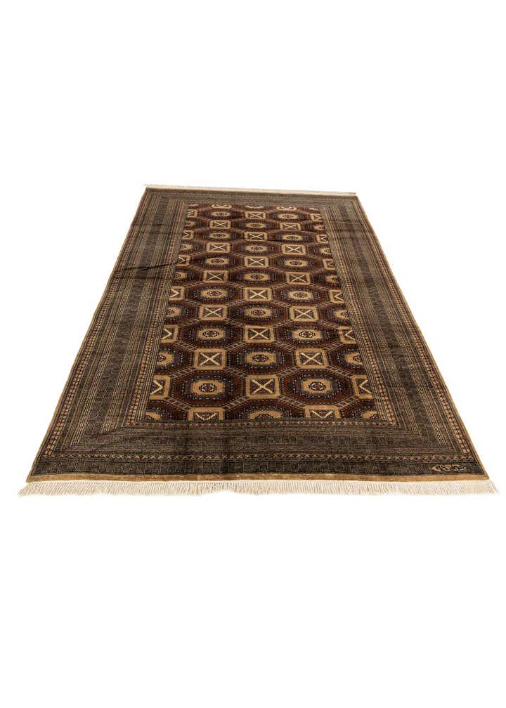 7' x 10' 10 Hand Knotted Bokhara Oriental Wool Rug