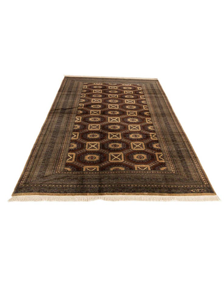 Detail image of 7' x 10' 10 Hand Knotted Bokhara Oriental Wool Rug