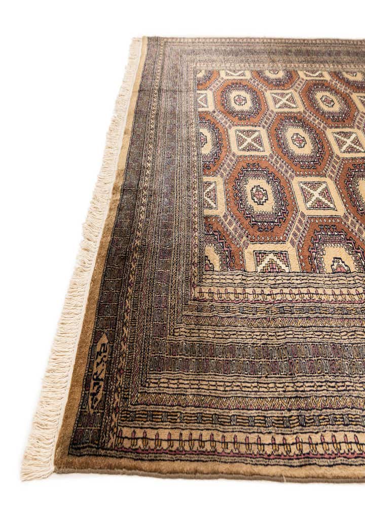 7' x 10' 10 Hand Knotted Bokhara Oriental Wool Rug