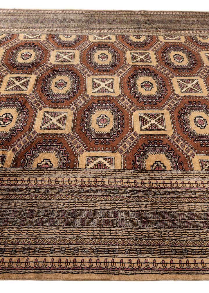 7' x 10' 10 Hand Knotted Bokhara Oriental Wool Rug