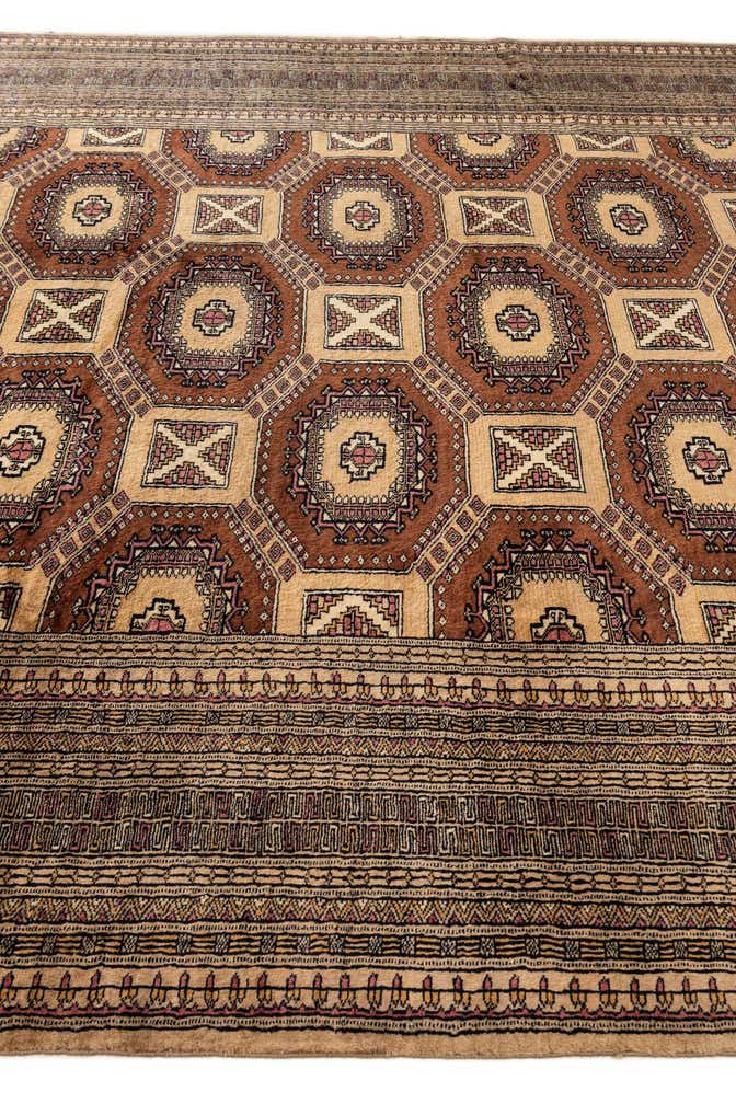7' x 10' 10 Hand Knotted Bokhara Oriental Wool Rug
