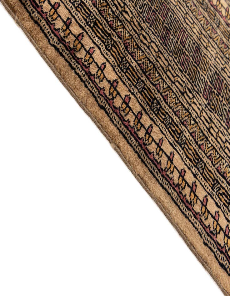 Detail image of 7' x 10' 10 Hand Knotted Bokhara Oriental Wool Rug
