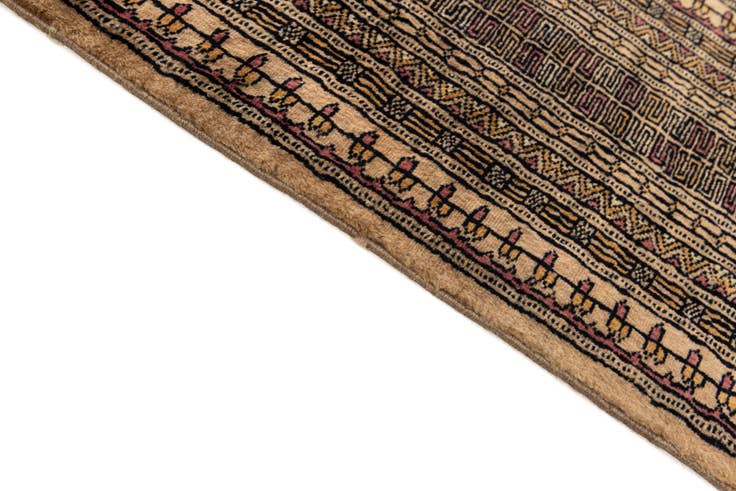 Detail image of 7' x 10' 10 Hand Knotted Bokhara Oriental Wool Rug