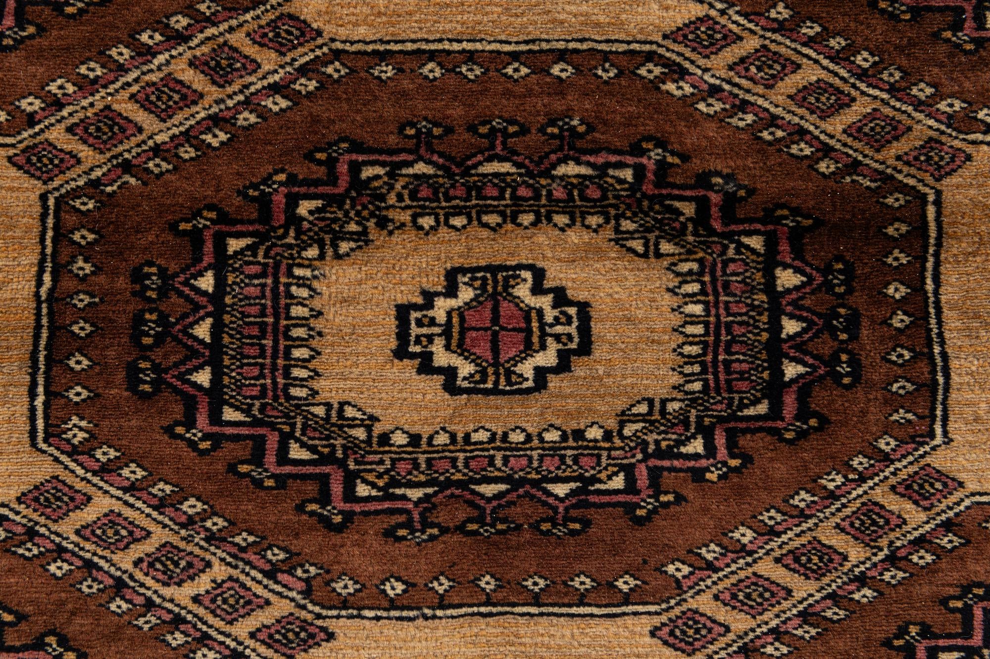 7' x 10' 10 Hand Knotted Bokhara Oriental Wool Rug