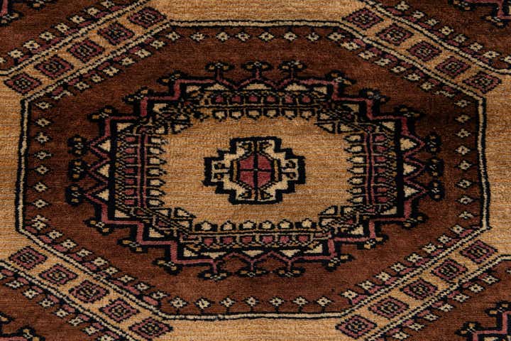 7' x 10' 10 Hand Knotted Bokhara Oriental Wool Rug