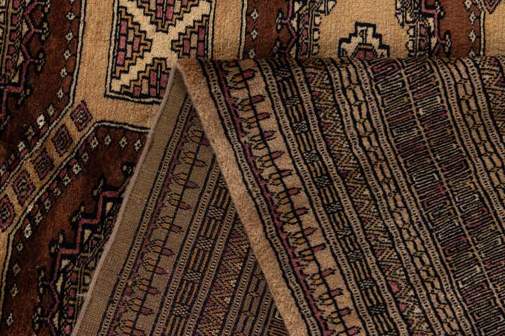 7' x 10' 10 Hand Knotted Bokhara Oriental Wool Rug