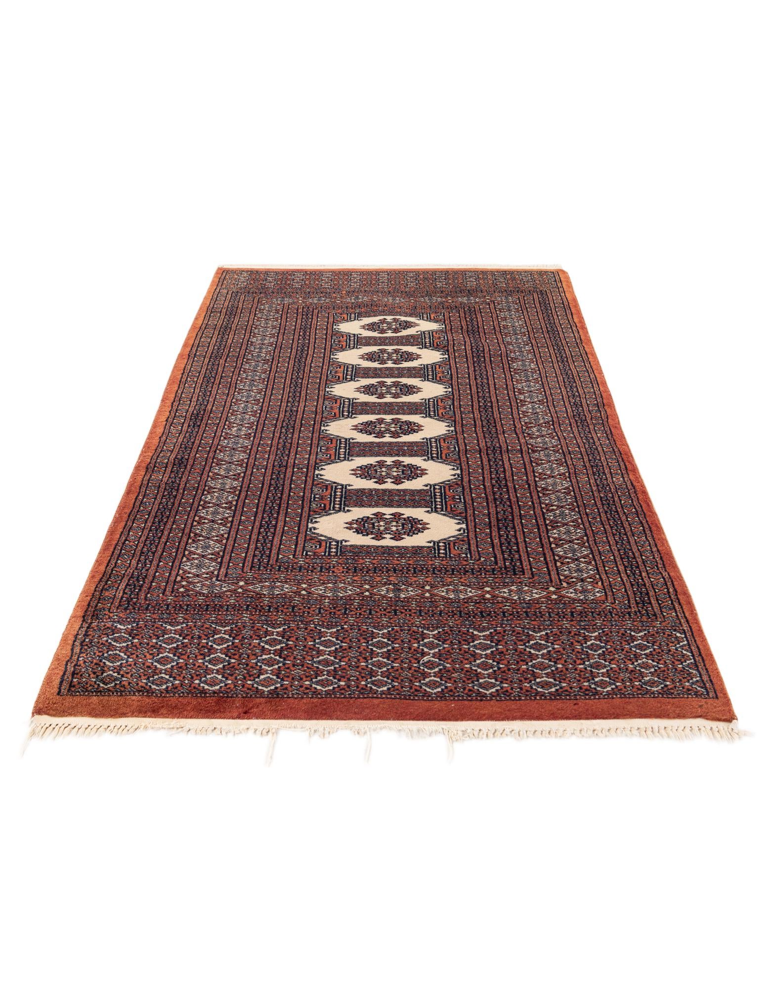 3' x 4' 10 Hand Knotted Bokhara Oriental Wool Rug