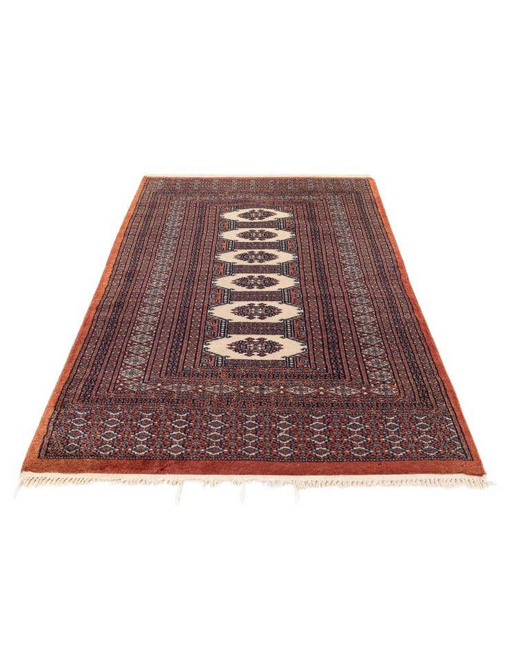 Detail image of 3' x 4' 10 Hand Knotted Bokhara Oriental Wool Rug