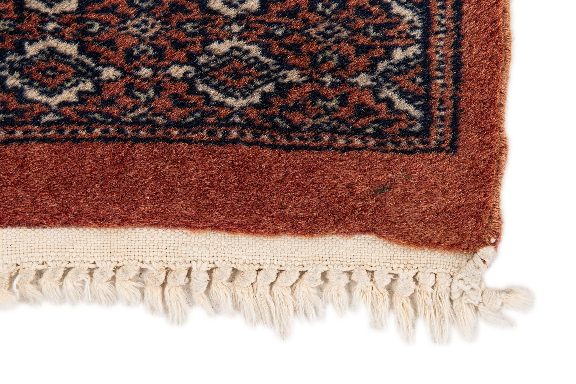 3' x 4' 10 Hand Knotted Bokhara Oriental Wool Rug