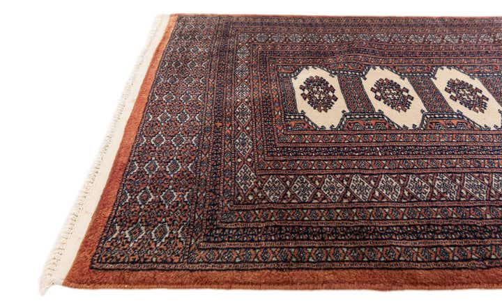3' x 4' 10 Hand Knotted Bokhara Oriental Wool Rug