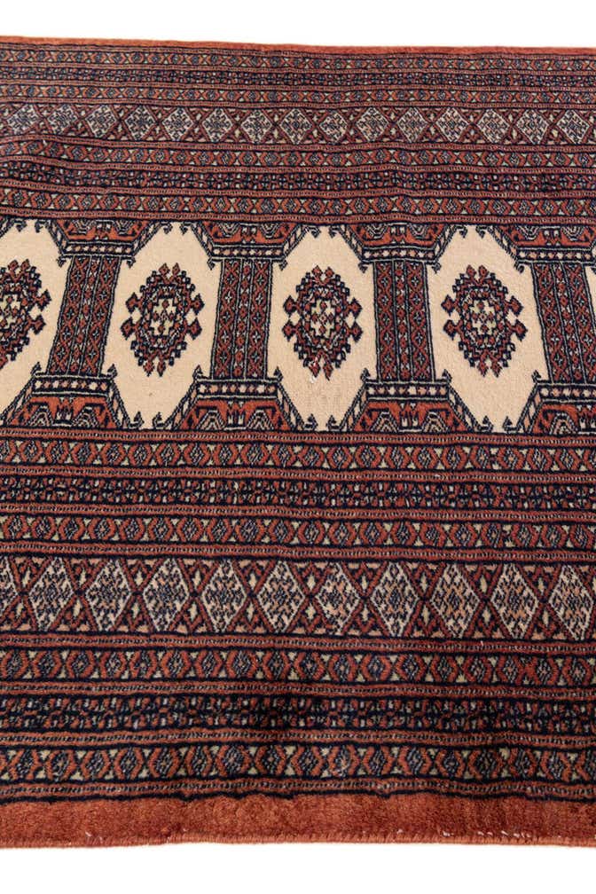 3' x 4' 10 Hand Knotted Bokhara Oriental Wool Rug