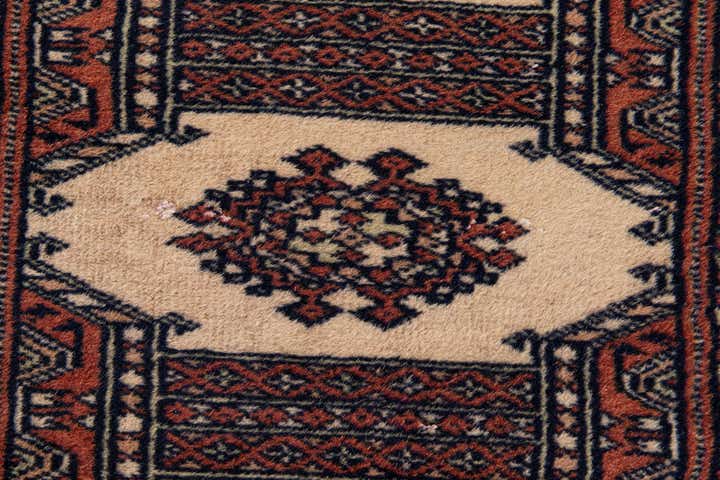 3' x 4' 10 Hand Knotted Bokhara Oriental Wool Rug