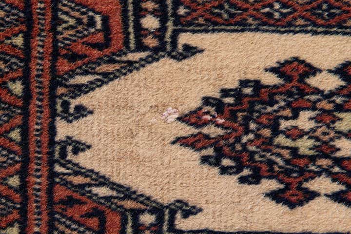 3' x 4' 10 Hand Knotted Bokhara Oriental Wool Rug