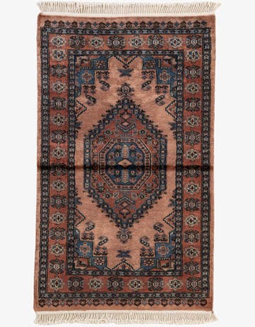3' 1 x 5' Hand Knotted Bokhara Oriental Wool Rug