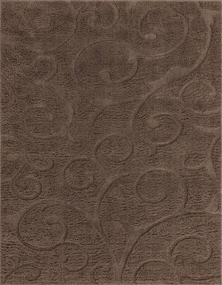 Detail image of 8' x 10' Botanical Shag Rug