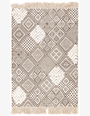 2' 2 x 3' 2 Handmade Braided Jute Rug