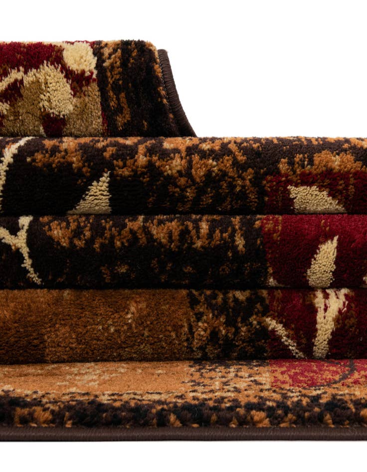 Detail image of Custom Brown Cafe Rug