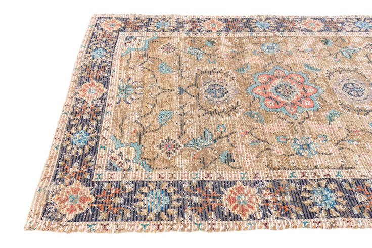 Detail image of 4' x 6' Chenille Jute Rug