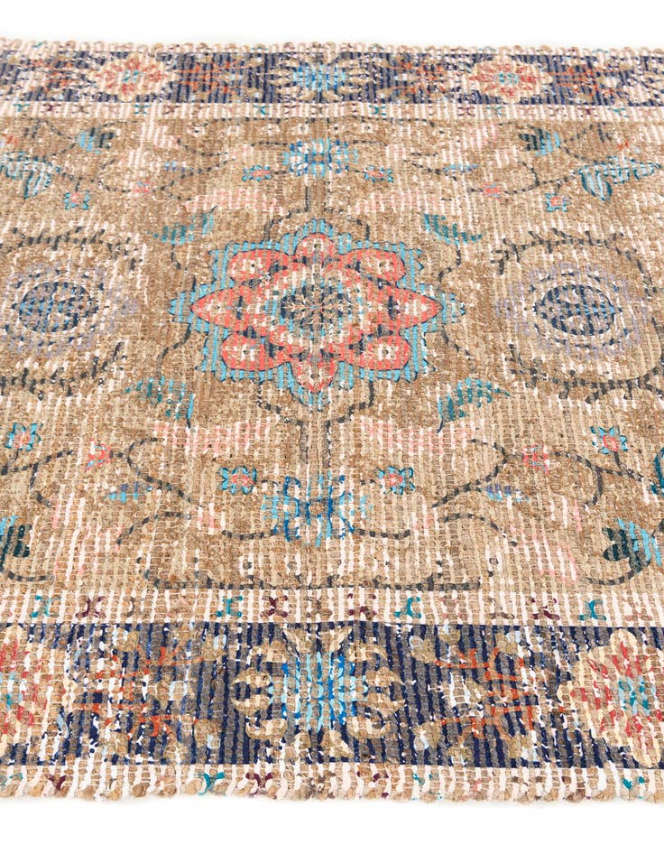 Detail image of 4' x 6' Chenille Jute Rug