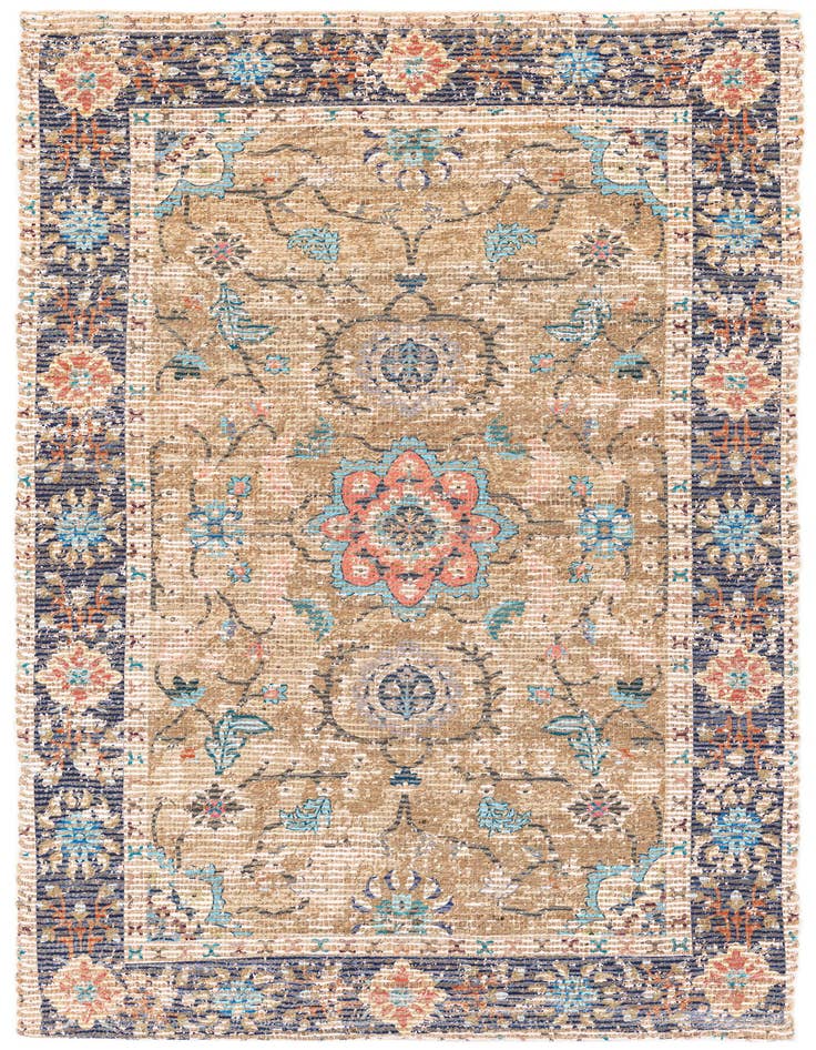 Detail image of 4' x 6' Chenille Jute Rug