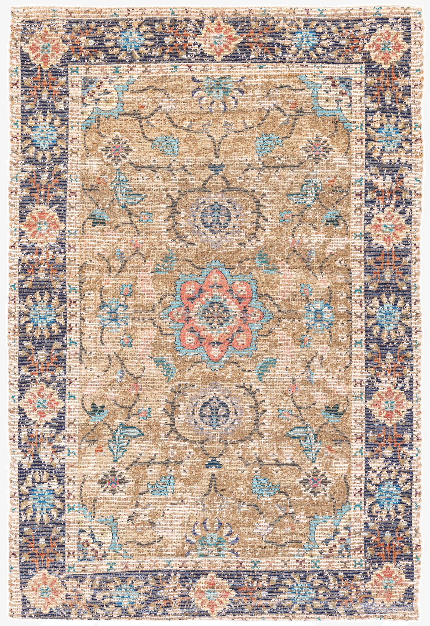 4' x 6' Chenille Jute Rug