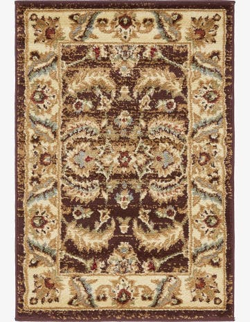 Brown Classic Agra Rug